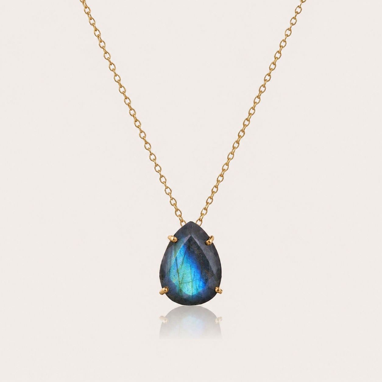 Tears of Aphrodite Necklace with Labradorite